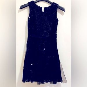 Child black sequin dress by Cherokee size large
